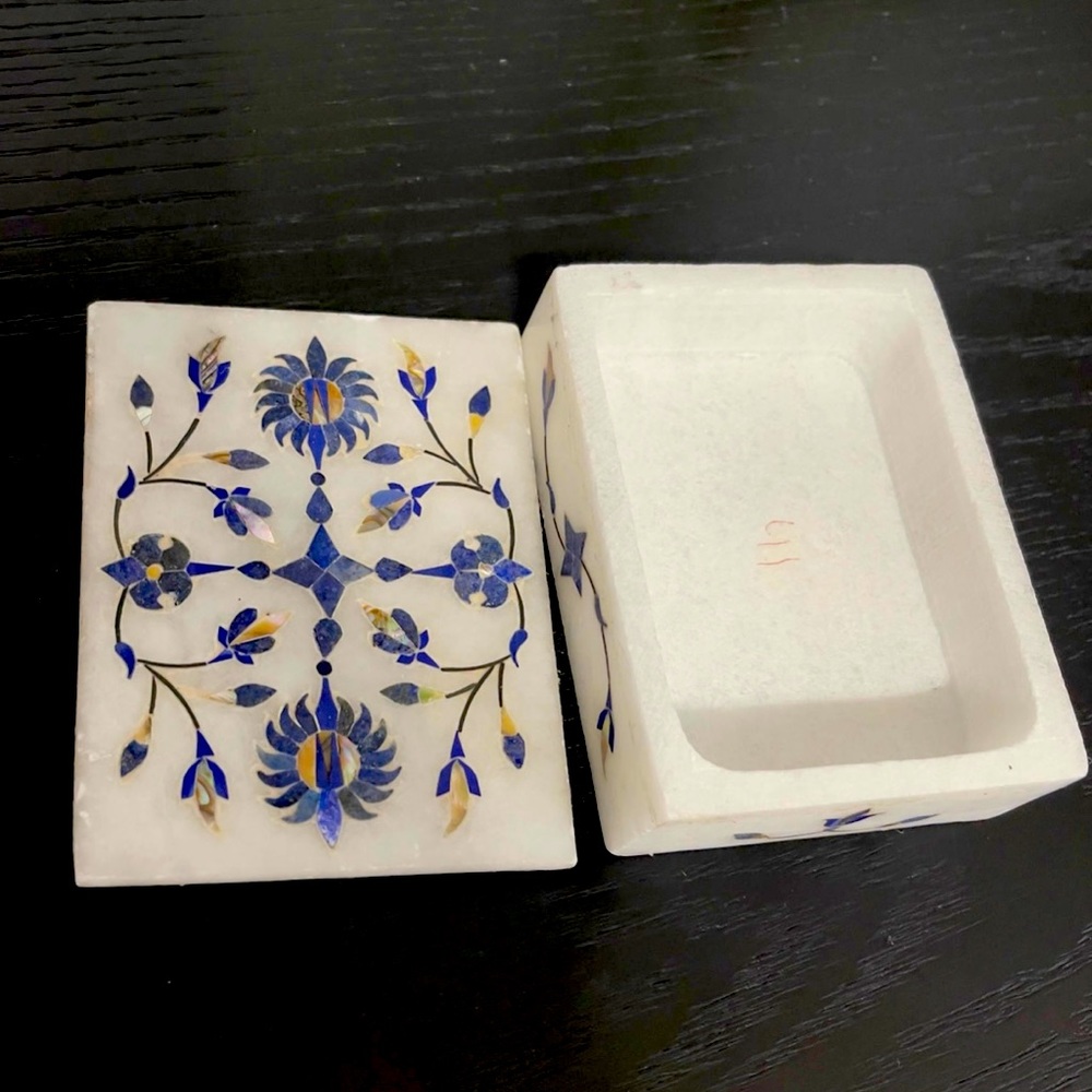 Vintage Marble jewelry box OR BEST OFFER